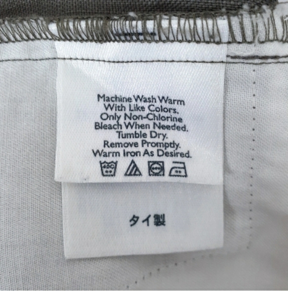 Eddie Bauer Mens Linen Golf Shorts 32 Waist Pleated Taupe 469 - Picture 4 of 4